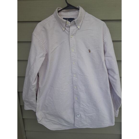 Ralph Lauren Yarmouth 16-37 Pink Button Up Shirt - Picture 1 of 6